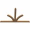 Ekena Millwork Richland Timber Gable Bracket, Western Red Cedar, 108"W x 68"H x 3 1/2"D x 5 1/2"F, 15/12 Pitch GBW108X68X0406RIC00SWR - alternate 4